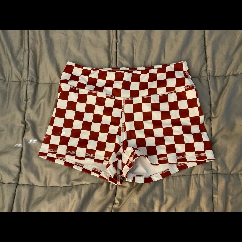 Barbel Cartel checkered shorts